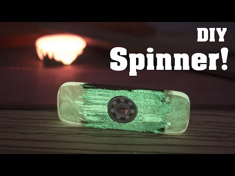 How To Make Glowing Wooden Fidget Spinner