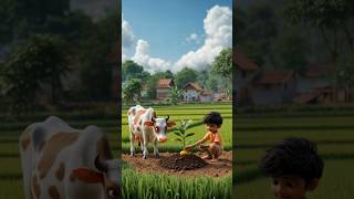 The crying cow 🐄🥺 #cowstory  #animalstory #aishorts