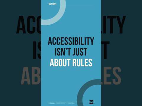 Accessibility = bigger reach + better user experience.