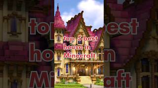 top 5 best house image design in minecraft #trending #shots