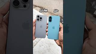 iPhone 15 Pro Max Vs iPhone 16 Plus || Camera Zoom Test! #shorts