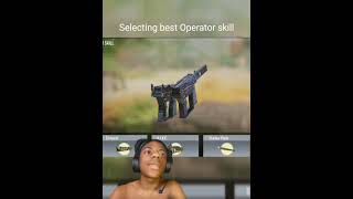 Selecting best Operator skill #codm #codmobile #cod #codmobile