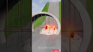 All Buses & Moon Monster vs Drain Barrier - BeamNG.drive #109