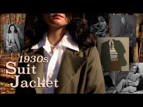 Making a 1930s Wool Suit Jacket | Casual Vintage