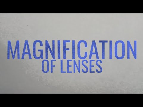 Proving the formula of magnification of lenses