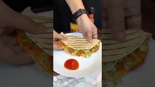 Chicken Quesadilla ASMR Cooking  || #Ad #shorts #food #cooking #asmr #recipe #indianasmrworld
