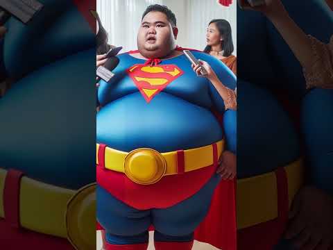 Mengapa superman bisa gemuk? ini dia alasannya  #funnyshorts