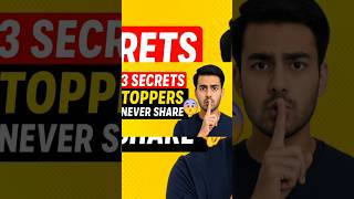 “3 Secrets Toppers Never Share! 🤫📚”#TopperSecrets #ExamHackers7 #StudyTips #BoardExam #StudentLife