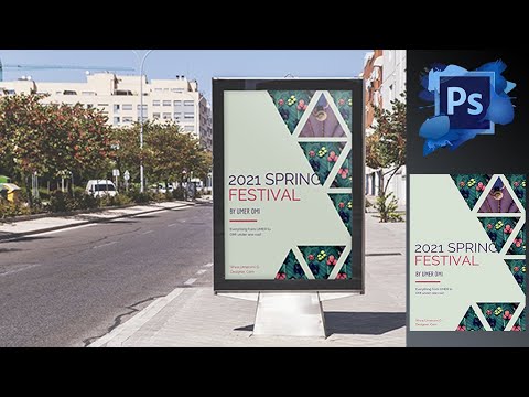 Learn: Road Flyer Mockup design 3D in Photoshop CS6/#graphicdesign  Design Tutorials