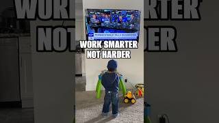 Work Smarter, Not Harder #worksmarternotharder #dadjokes #parenting #funnykid #comedyshorts
