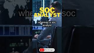 Difference Between a Penetration Tester and a SOC Analyst - Harsh Nagar - Cybersecurity