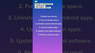 how to speed up android phone