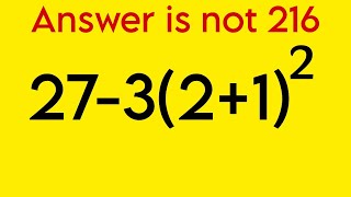 Only 1 in 5 Can Solve This Exponent Math Problem! | Order of operations