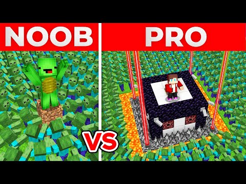 JJ And Mikey Found a WAY To SURVIVE vs The ZOMBIES in Minecraft