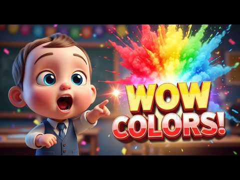 Colors Song for Kids 🌈 | Learn Red, Blue, Green | Happy Parts Kids