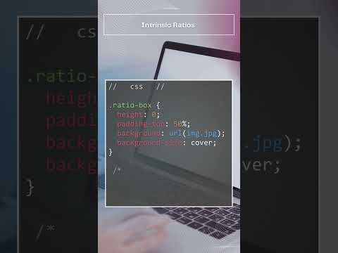 CSS - How to achieve aspect ratio boxes #css #layout #ratio