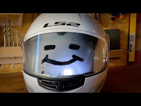 Installing Pinlock Insert on LS2 Strobe Helmet