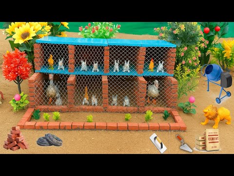 Lion Attack the Animal Farm | Diy Making Double Story Shed With Bricks @Toptractortrolley