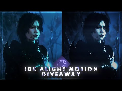 10K Alight Motion Giveaway「Text effect, Shake, CC, Panning, Overlays」