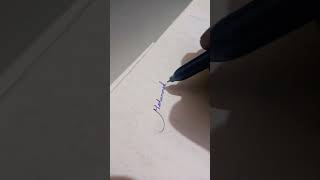 Cursive Writing Style - Mohammed Zain #cursivestyle #art #howtowritecursive