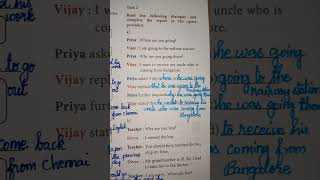 Task 2 Reported speech #englishforcommunication #english #12thclass