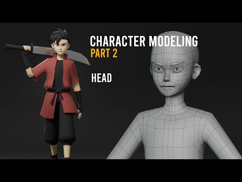 Lowpoly Game Ready Character Modeling Blender 3D - Part 2