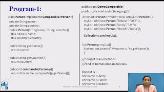 Java: Comparable Interface