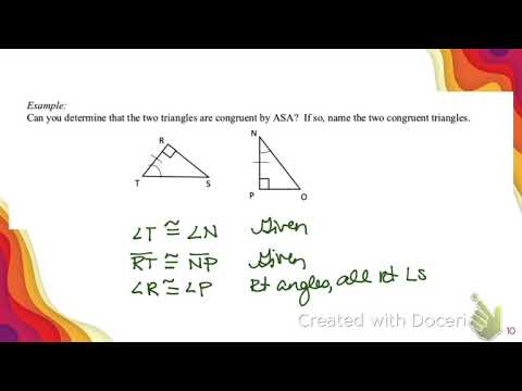 Triangle Congruence
