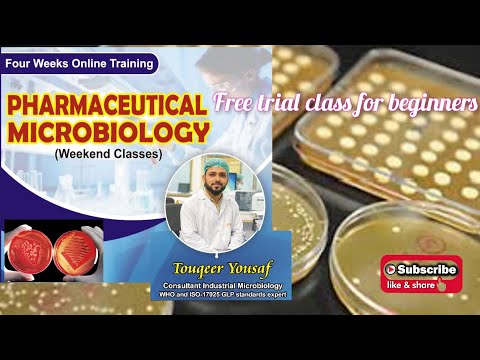 Free trial class for pharmaceutical microbiology | Registration is open till 31st July 2021