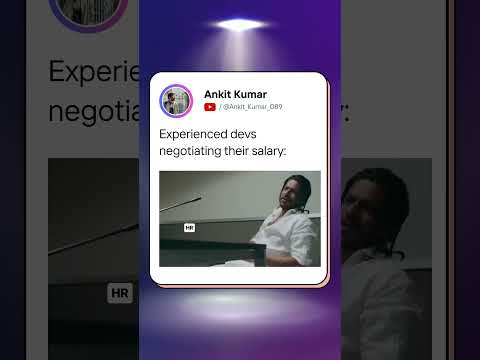 Experienced devs negotiating their salary!