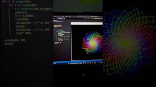 Beautiful ❤️ flower pattern by using python 🐍 programming || #19
