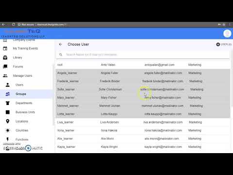 Add users to a manual group