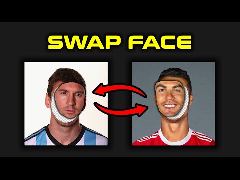 Face Swap Photoshop - Cristiano Ronaldo & Lionel Messi