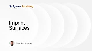 Synera Academy - Imprint Surfaces