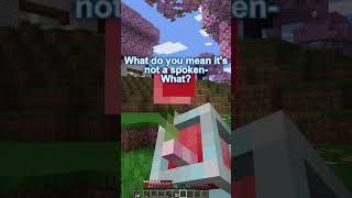 It's not a spoken joke???