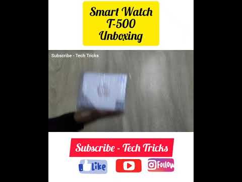 Smart Watch T500 Unboxing - Tech Tricks #TechTrics #smartwatcht500 #T500  #Apple #smart #watch