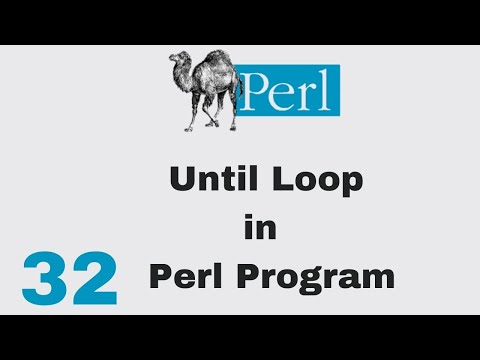 Perl Script Basic Tutorial 32 Until Loop in Perl