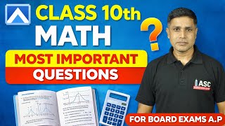 Class 10th math most important questions for board exams A.P#math 10th A.p