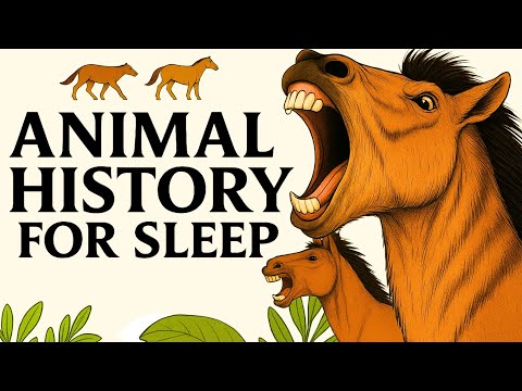 The Entire Chronological Evolution Of The Horse | Animal History For Sleep