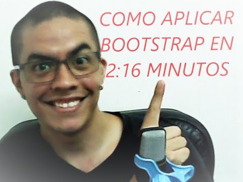 COMO APLICAR BOOTSTRAP en nuestro proyecto en 2,16 MINUTOS!!!