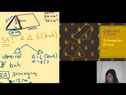 Surface Area and Volume of a Triangular Prism