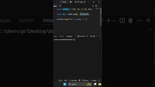 Stop Using Loops! Use This Instead in JS 🚀 # shorts # short # javascript #coding