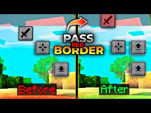 Bypass This Red Border In Mcpe! (Pvp Gods Hate This Video)