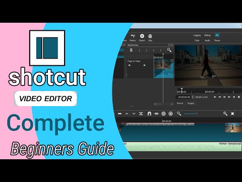 Shotcut Video Editing Complete Tutorials For Beginners | Learn Everything About Shotcut Video Editor