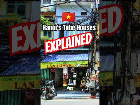 Why Hanoi’s buildings are so narrow #hanoi #hanoioldquarter #vietnam