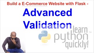 Python Fullstack Development-An E-Commerce Website - Flask - Advanced Validations - Python in Tamil