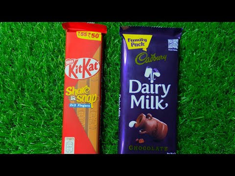 Big Chocolate Unboxing ASMR – KitKat Share & Snap + Dairy Milk Family Pack