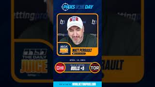Pick of the Day: FREE NBA PICK for Bulls vs. Raptors (BettingPros #shorts)