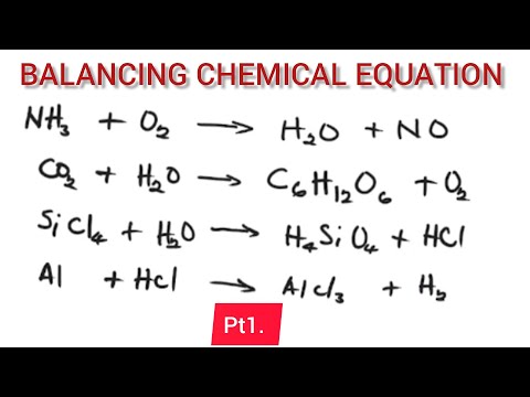 Balancing Chemical Equations Class 11