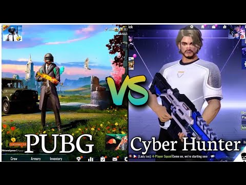 Pubg VS Cyber Hunter gameplay | Kuttandan Tech